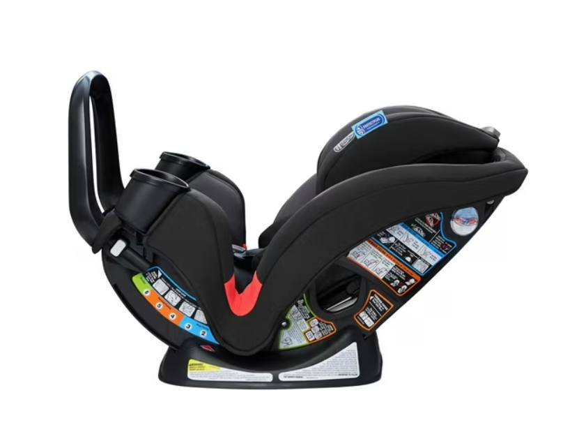 Black baby car seat