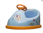 Children toy with cartoon print in light blue colour