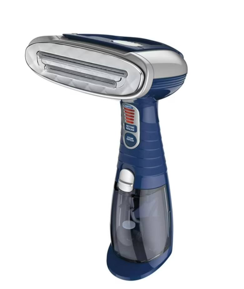 Blue handheld steamer