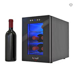 Wine refrigerator with digital display