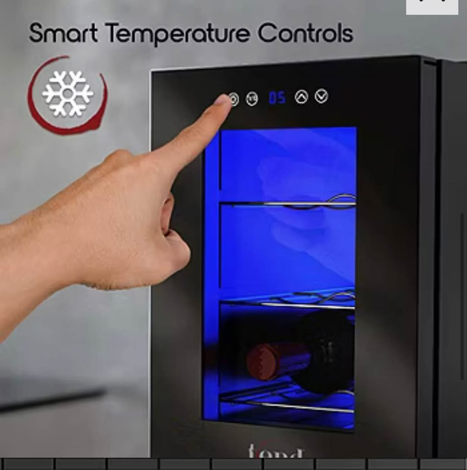 Smart temperature control refrigerator for wine