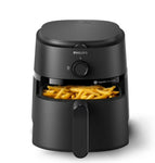 Black Philips air fryer with French fries