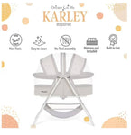 Dream On Me Karley bassinet with features listed