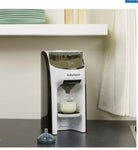 Babybrezza baby formula dispenser on a kitchen counter