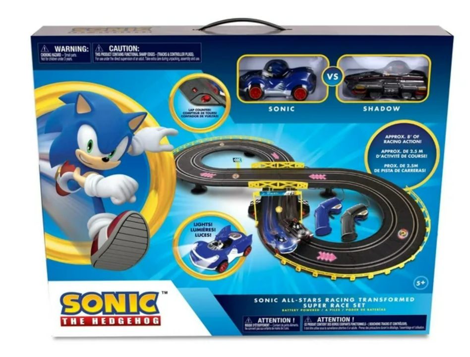 Sonic hedgehog car racing trek for kids