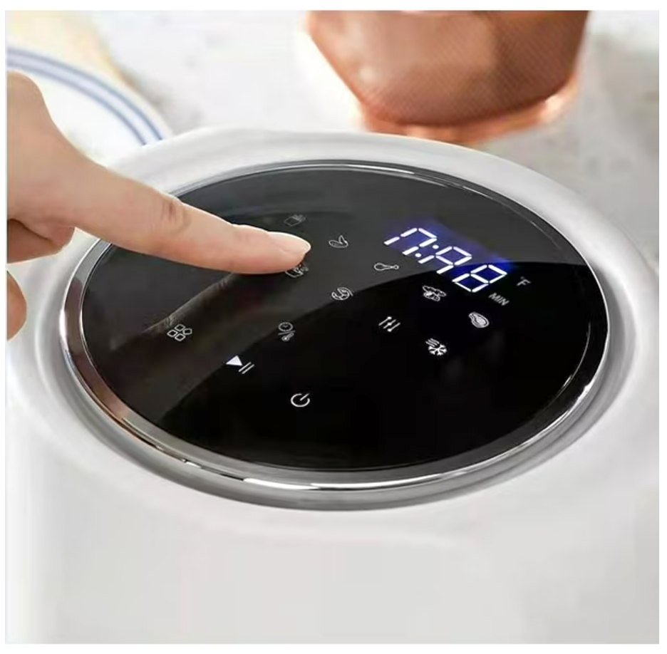 Digital display showing temperature control