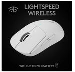 White Lightspeed Wireless mouse