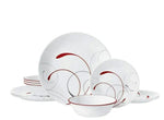 Corelle Splendor 12-Piece Glass Dinnerware Set (Service for 4), SPLENDOR RND 12PC SET