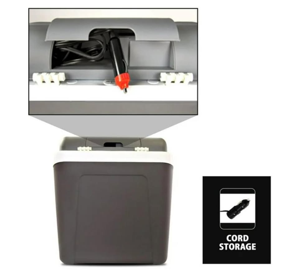 Ozark Trail 26 Quart Thermoelectric Cooler, Portable Travel chest Cooler, Highline 12V Iceless 30