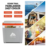 Ozark Trail 26 Quart Thermoelectric Cooler, Portable Travel chest Cooler, Highline 12V Iceless 30