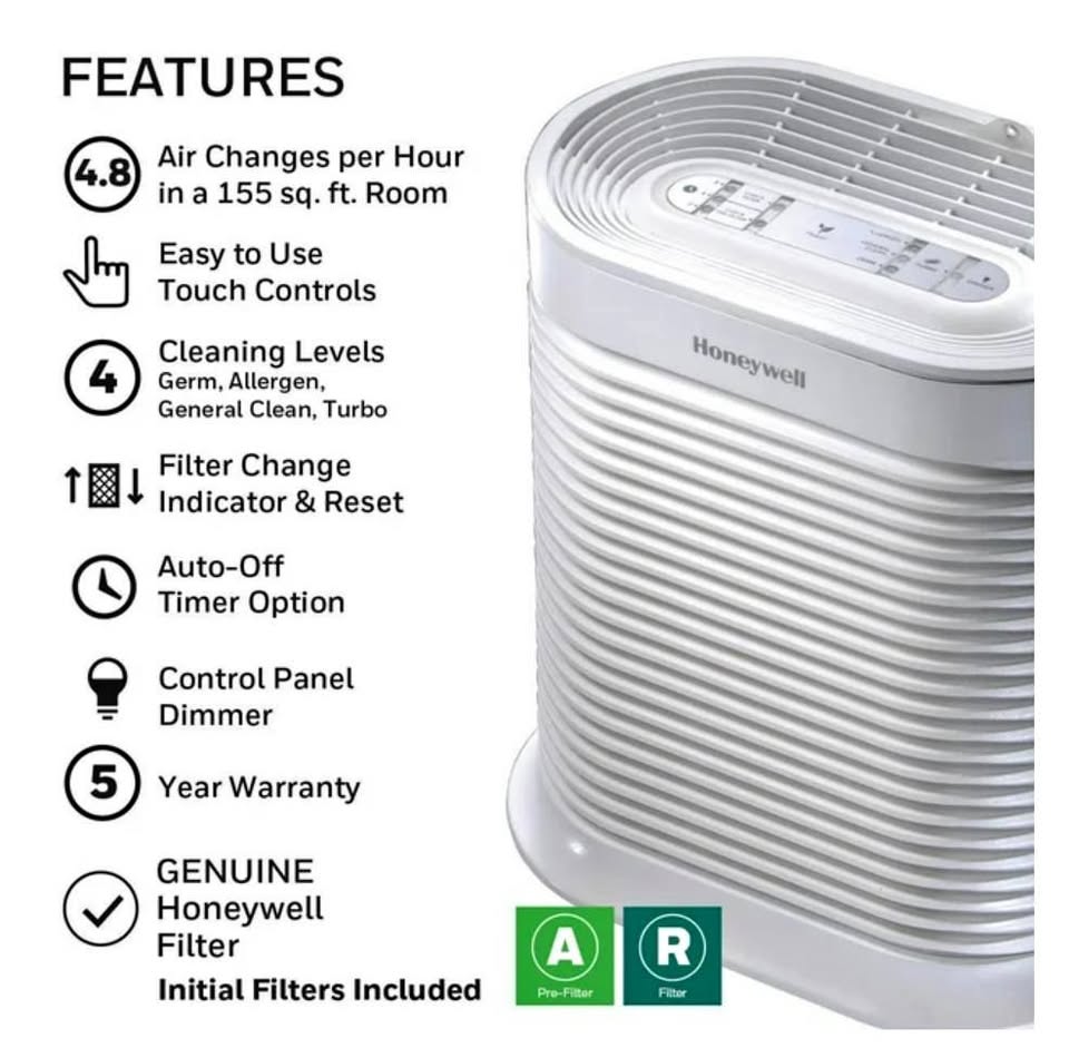 Honeywell HPA104C True HEPA Air Purifier, The Doctor's Choice