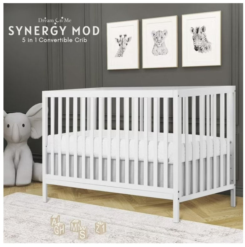 Dream On Me Synergy MOD Crib, Made with Sustainable New Zealand Pinewood