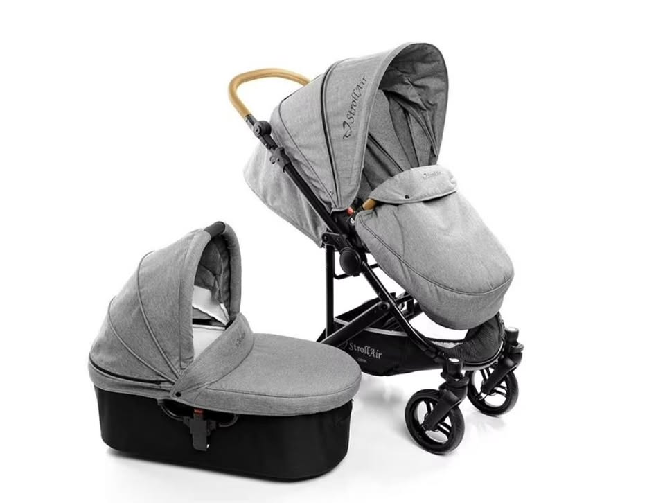 StrollAir CosmoS Single Stroller with Reversible Seat and Bassinet