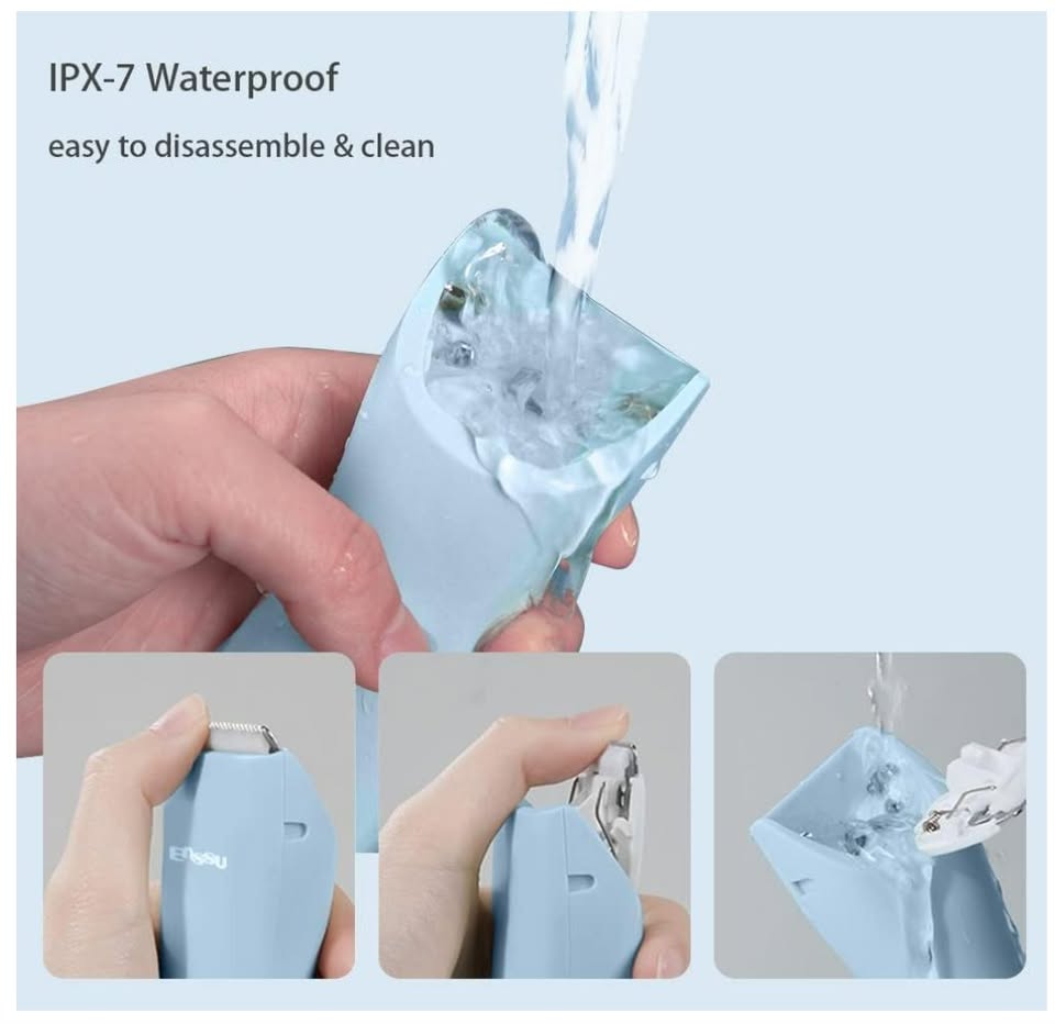 Baby Hair Clippers, Professional Quiet Hair Trimmer for Kids and Toddler, Waterproof & Rechargeable