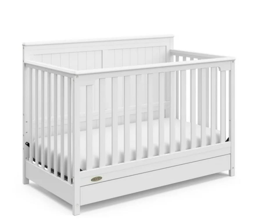 Graco Hadley 5-in-1 Convertible Crib with Drawer