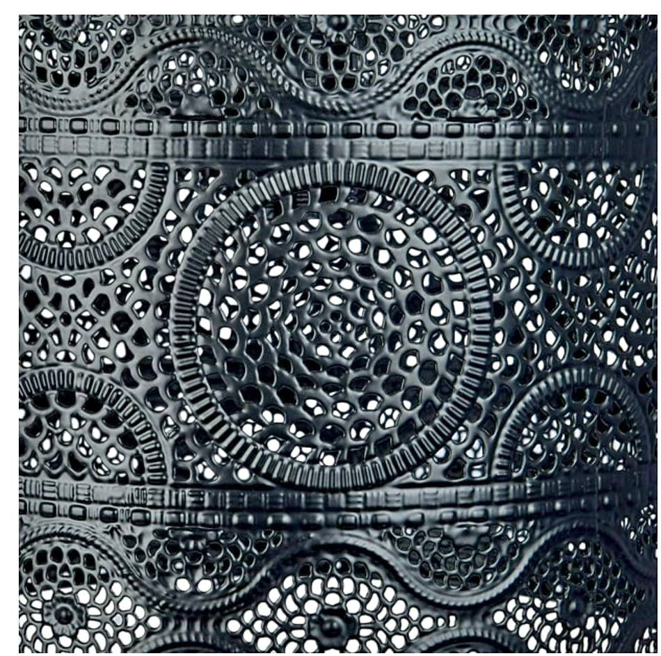 HOMETRENDS Floor Lamp, 58 in., matte black