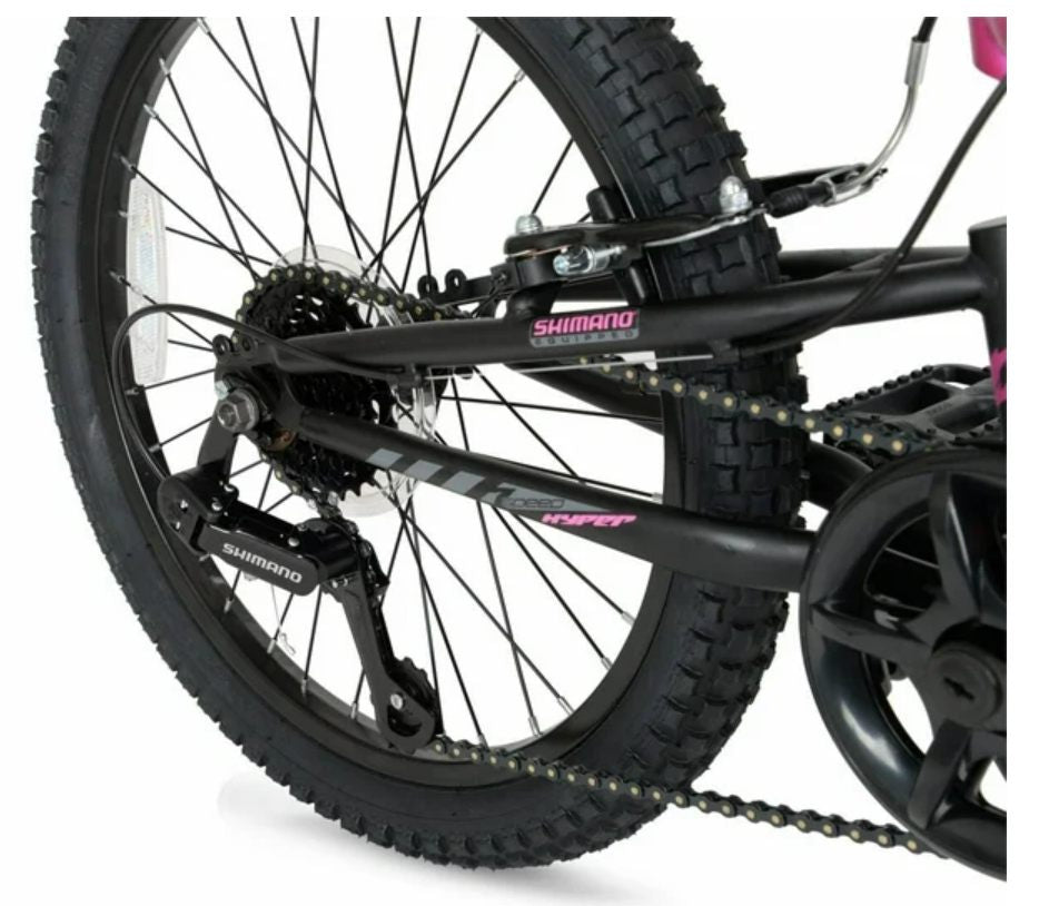 Hyper Bicycles 20” Swift Mountain Bike, Magenta, Youth, Age Group 8-13 Years, 20IN HYPER SWIFT GIRL