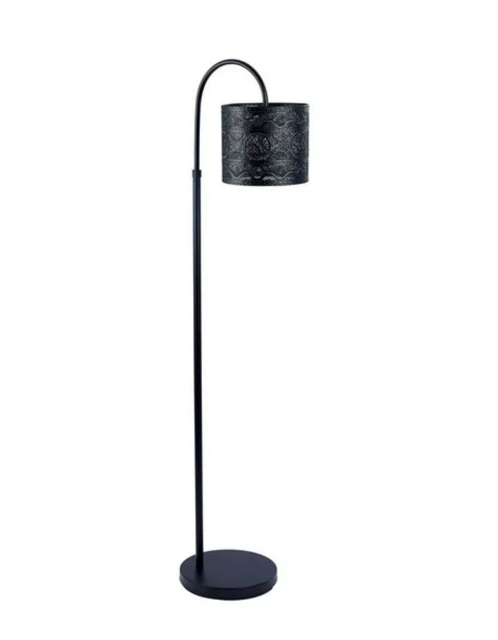 HOMETRENDS Floor Lamp, 58 in., matte black