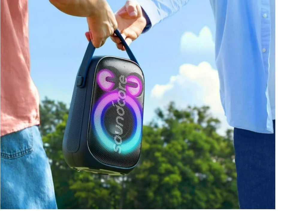 soundcore by Anker Rave Neo 2 PartyCast Portable Speaker, 80W, IPX7 Waterproof, 18-Hour Playtime,