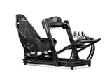 Black racing simulator chair