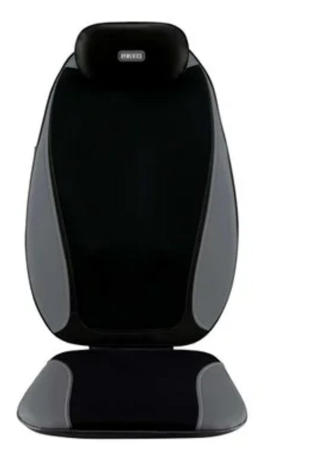 Black massage chair pad