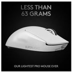 White gaming mouse labelled