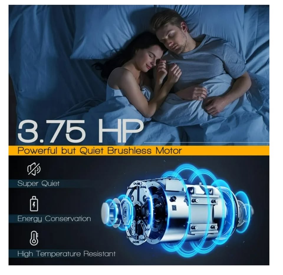 3.75HP Electric Folding Treadmill W/Auto Incline 12 Program APP Control