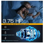 3.75HP Electric Folding Treadmill W/Auto Incline 12 Program APP Control