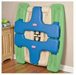 Little Tikes Easy Store Picnic Table with Umbrella - Blue\Green