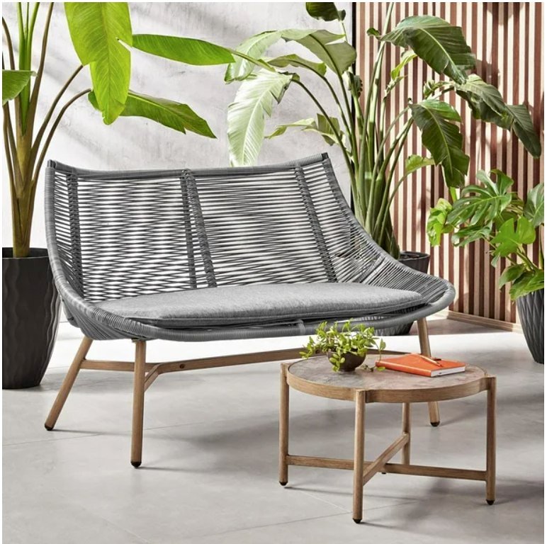 Home trends Skyler Loveseat & Table Set