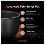 CUCKOO CR-1095 10-Cup (Uncooked) / 20-Cup (Cooked) Basic Rice Cooker and Warmer with Nonstick