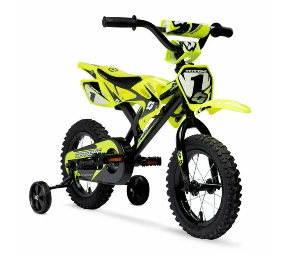 12" Hyper Motobike, 12" Hyper Motobike Yellow