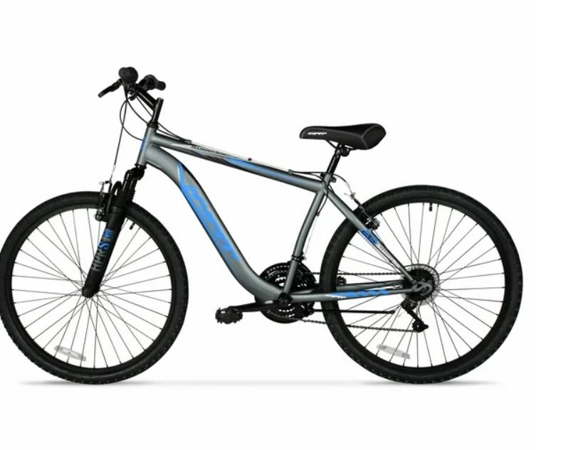 Hyper Bicycles 26” Men’s Boundary Mountain Bike, Gray, 26" BOUNDARY MENS