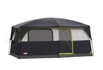 Coleman 9-Person Prairie Breeze Lighted Cabin Camping Tent, Grey