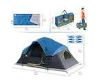Camping tent and dimensions, storage bag