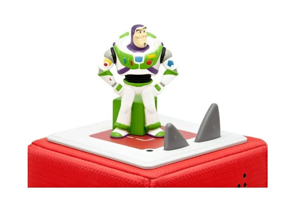 Toy for kids on red box