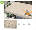 Beige outdoor canopy with ventilation design, labelled 'ECO'