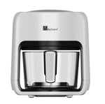 White and clear air fryer
