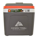 Ozark Trail 26 Quart Thermoelectric Cooler, Portable Travel chest Cooler, Highline 12V Iceless 30
