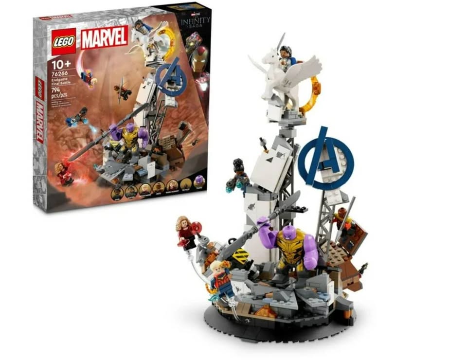 LEGO Marvel Endgame Final Battle 76266 Avengers Model for Build and Display, Collectible Marvel