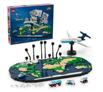 LEGO Travel Moments Building Set, World Map for Classrooms, Kids Puzzle for Ages 14 and up, 41838