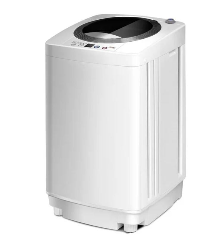 Portable Compact -Automatic Laundry Wash Machine Washer Spinner W/ Drain Pump 7.7 lbs Load Capacity