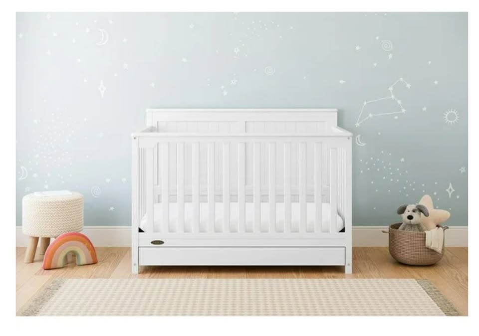 Graco Hadley 5-in-1 Convertible Crib with Drawer