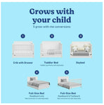 Graco Hadley 5-in-1 Convertible Crib with Drawer