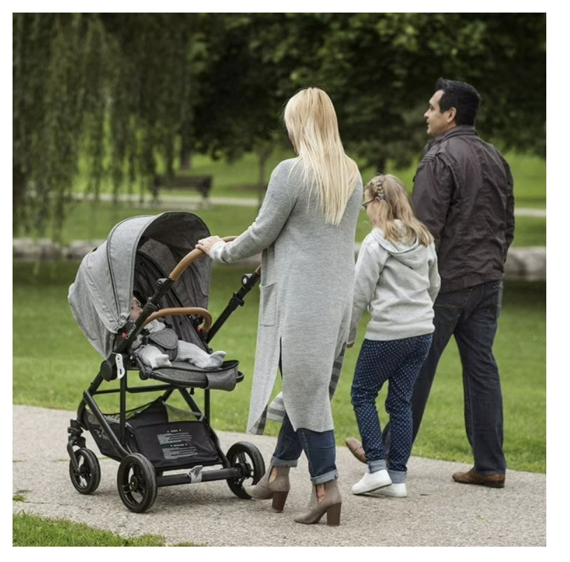 StrollAir CosmoS Single Stroller with Reversible Seat and Bassinet