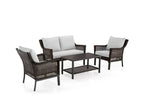 HOMETRENDS Belmont 4-Piece Patio Conversation Set