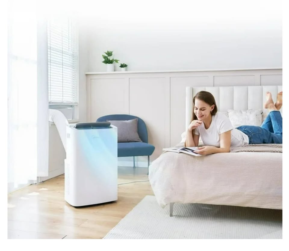 Midea 12000 BTU Ashrae (8000 BTU SACC) SmartCool Portable Air Conditioner, SmartCool Portable AC