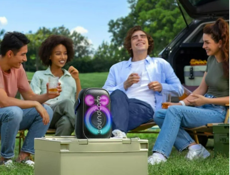 soundcore by Anker Rave Neo 2 PartyCast Portable Speaker, 80W, IPX7 Waterproof, 18-Hour Playtime,