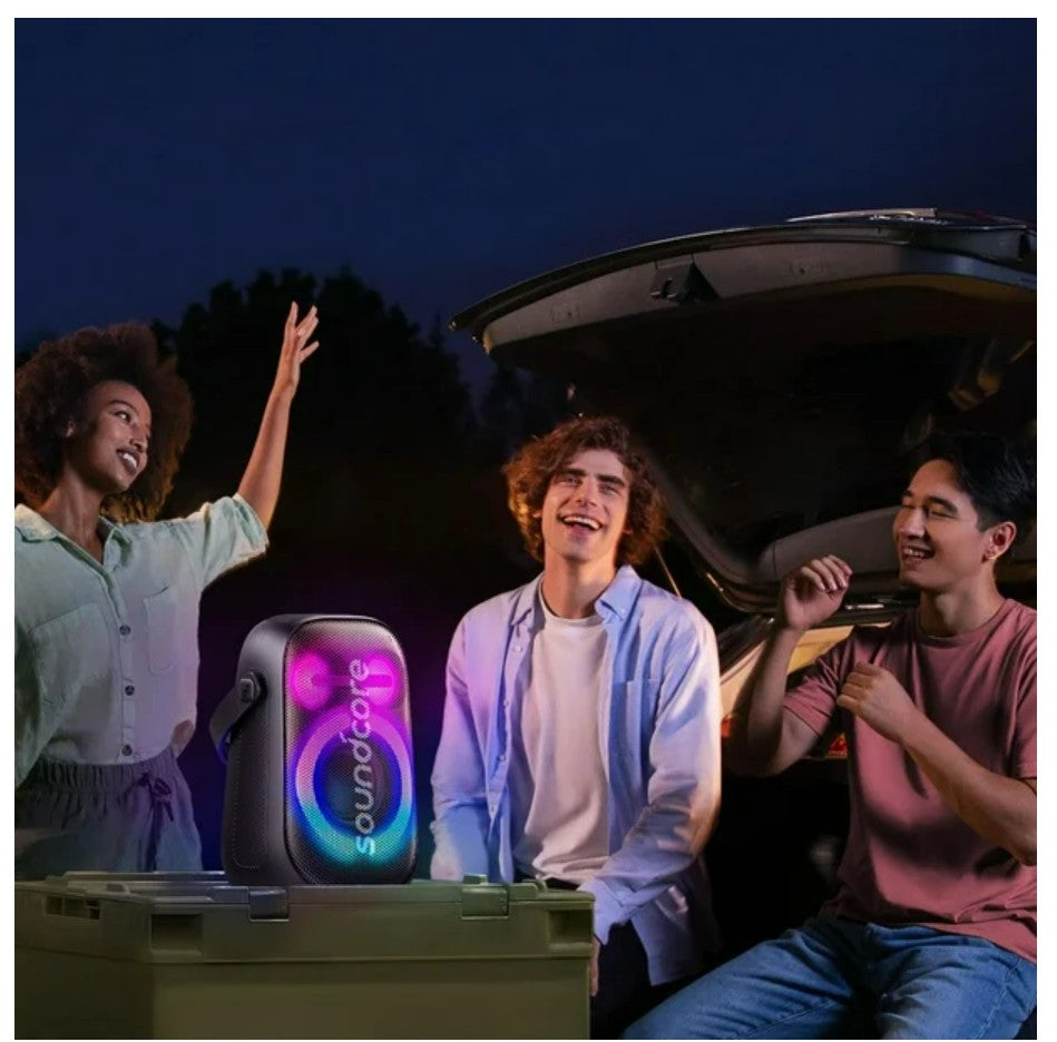 soundcore by Anker Rave Neo 2 PartyCast Portable Speaker, 80W, IPX7 Waterproof, 18-Hour Playtime,