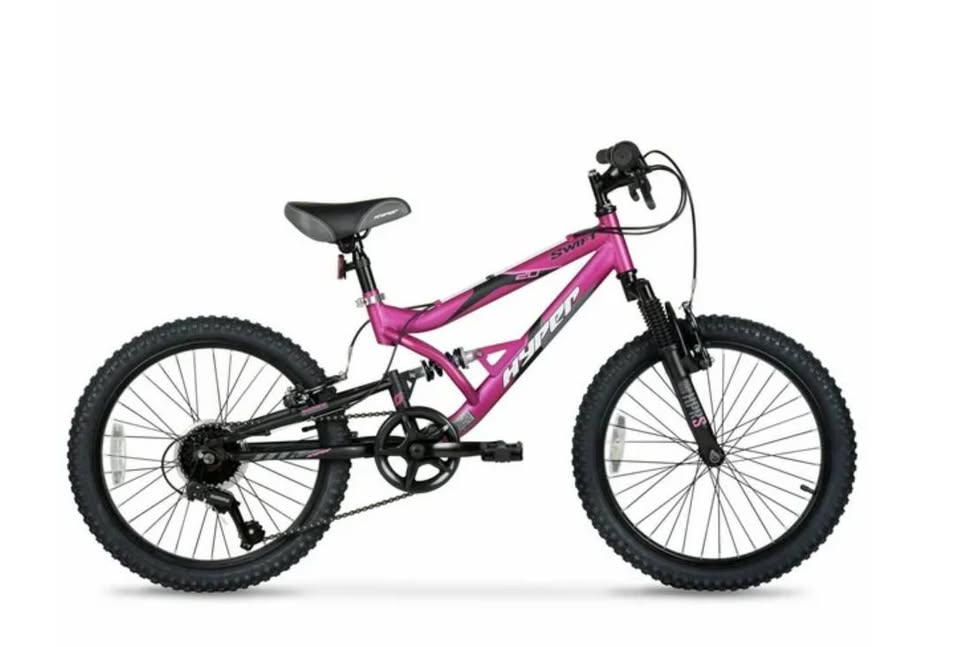 Hyper Bicycles 20” Swift Mountain Bike, Magenta, Youth, Age Group 8-13 Years, 20IN HYPER SWIFT GIRL